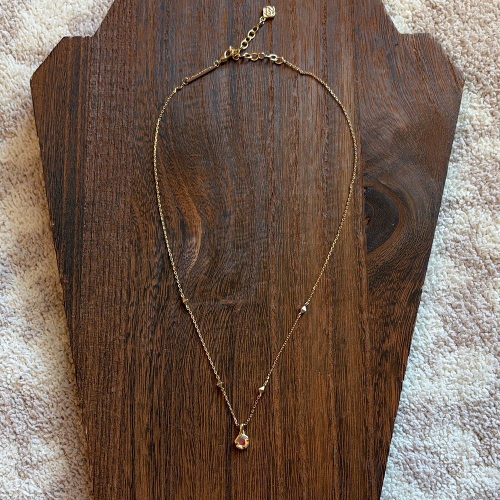 Kendra Scott Dichcroic glass necklace